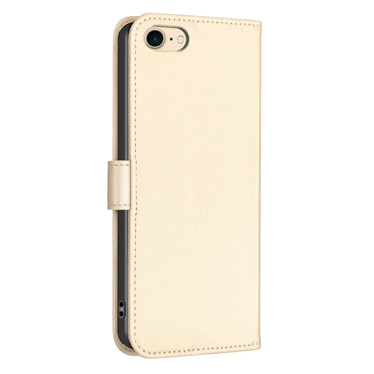 For iPhone 6 / 6s / 7 / 8 / SE (2020) / SE (2022) Phone Case PU Leather Clover Imprinted Wallet Cover