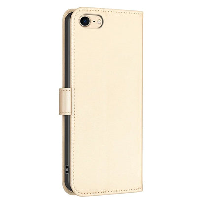 For iPhone 6 / 6s / 7 / 8 / SE (2020) / SE (2022) Phone Case PU Leather Clover Imprinted Wallet Cover