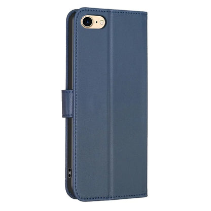For iPhone 6 / 6s / 7 / 8 / SE (2020) / SE (2022) Phone Case PU Leather Clover Imprinted Wallet Cover