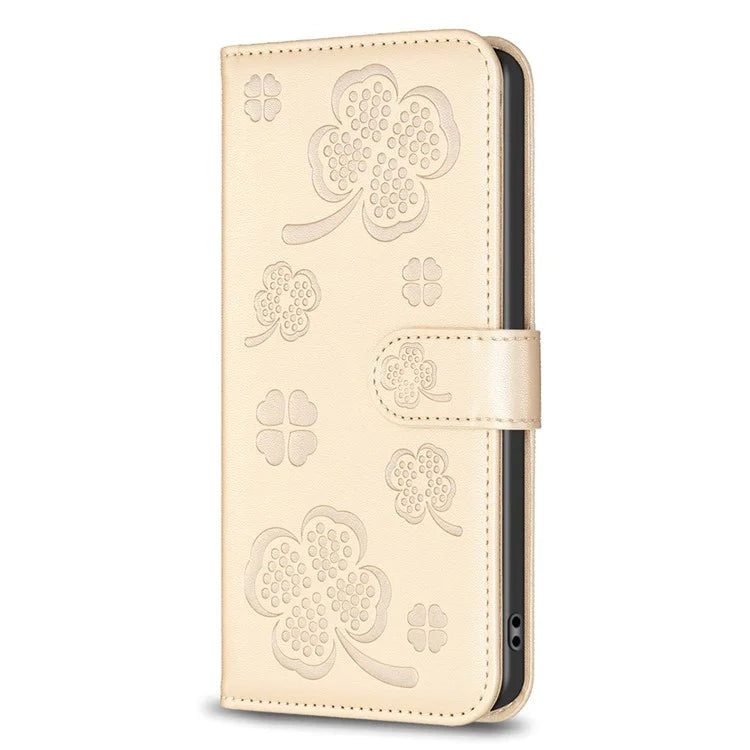 For Google Pixel 8 Pro Clover Pattern Case Wallet PU Leather Folio Phone Cover