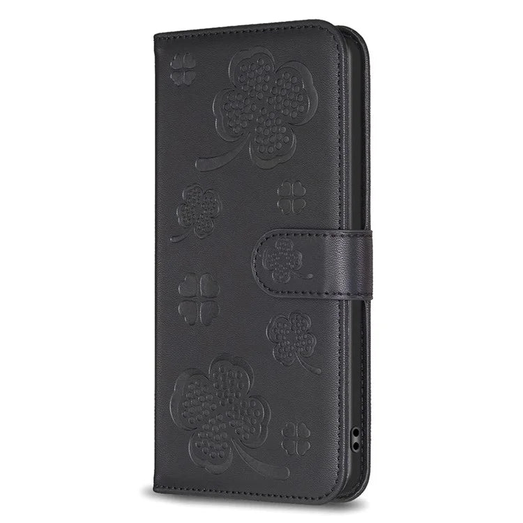 For Google Pixel 8 Pro Clover Pattern Case Wallet PU Leather Folio Phone Cover