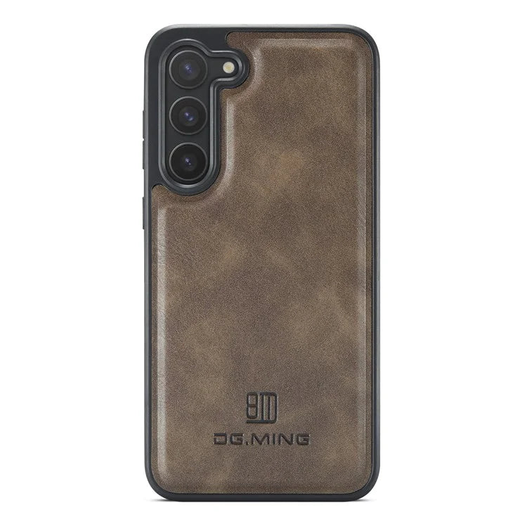 DG.MING For Samsung Galaxy S23+ Case Side Edge Leather Coating Phone Cover