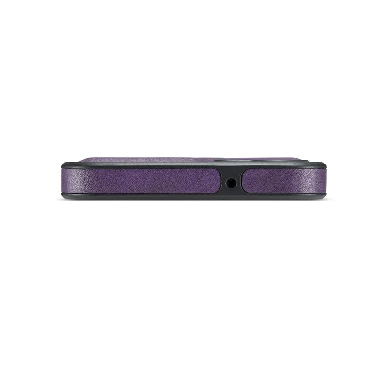 DG.MING For Samsung Galaxy S23+ Case Side Edge Leather Coating Phone Cover