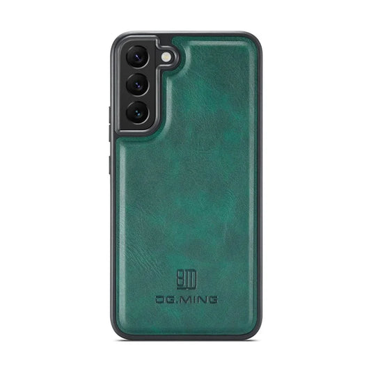 DG.MING For Samsung Galaxy S22+ 5G Phone Case PU Leather Coating Phone Cover