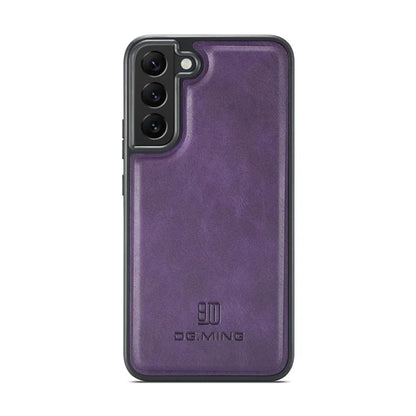 DG.MING For Samsung Galaxy S22+ 5G Phone Case PU Leather Coating Phone Cover
