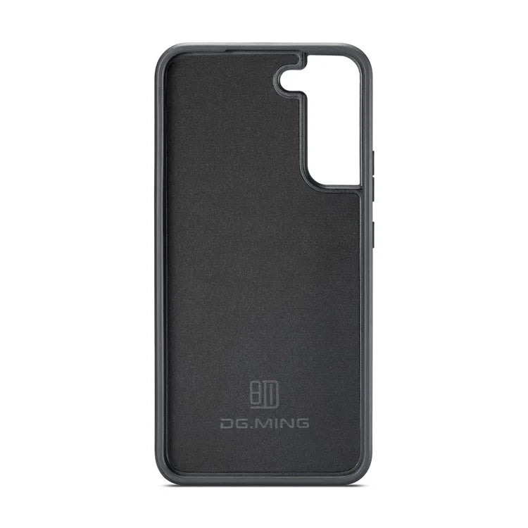 DG.MING For Samsung Galaxy S22+ 5G Phone Case PU Leather Coating Phone Cover