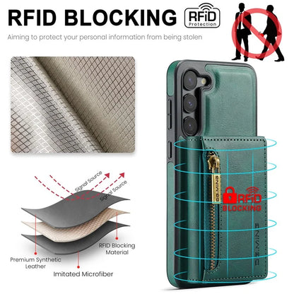 DG.MING M5 Series For Samsung Galaxy S23+ Case Detachable 2-in-1 Wallet Phone Cover