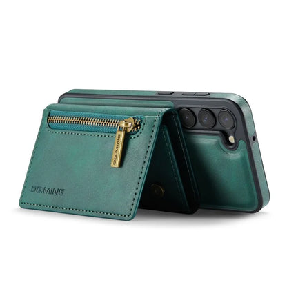 DG.MING M5 Series For Samsung Galaxy S22 5G Case Detachable Wallet Kickstand Phone Cover