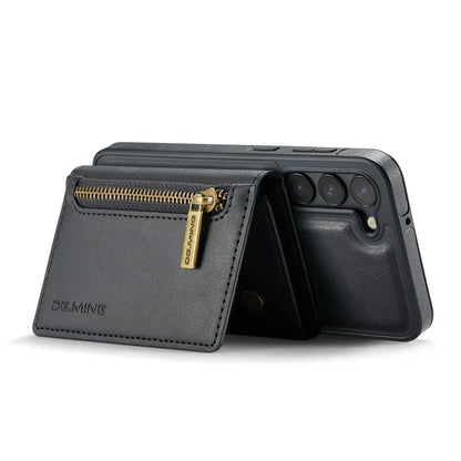 DG.MING M5 Series For Samsung Galaxy S22 5G Case Detachable Wallet Kickstand Phone Cover