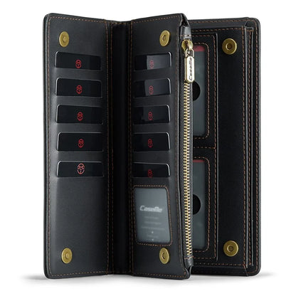 CASEME Me10 Crossbody Bag for 4.0-6.7'' Phone Zipper Wallet Purses Leather Case with 12-Card Holder