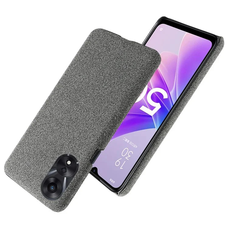 For Oppo A38 4G / A18 4G Case Cloth+Hard PC Anti-scratch Phone Back Cover