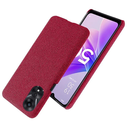 For Oppo A38 4G / A18 4G Case Cloth+Hard PC Anti-scratch Phone Back Cover