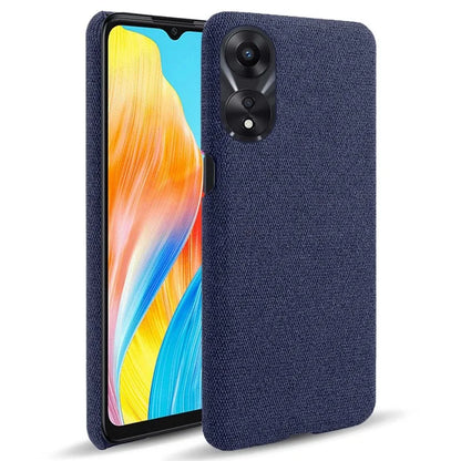 For Oppo A38 4G / A18 4G Case Cloth+Hard PC Anti-scratch Phone Back Cover