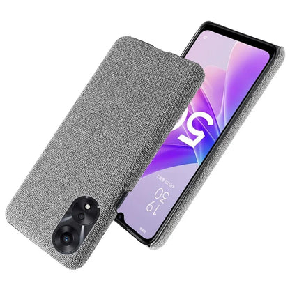 For Oppo A38 4G / A18 4G Case Cloth+Hard PC Anti-scratch Phone Back Cover