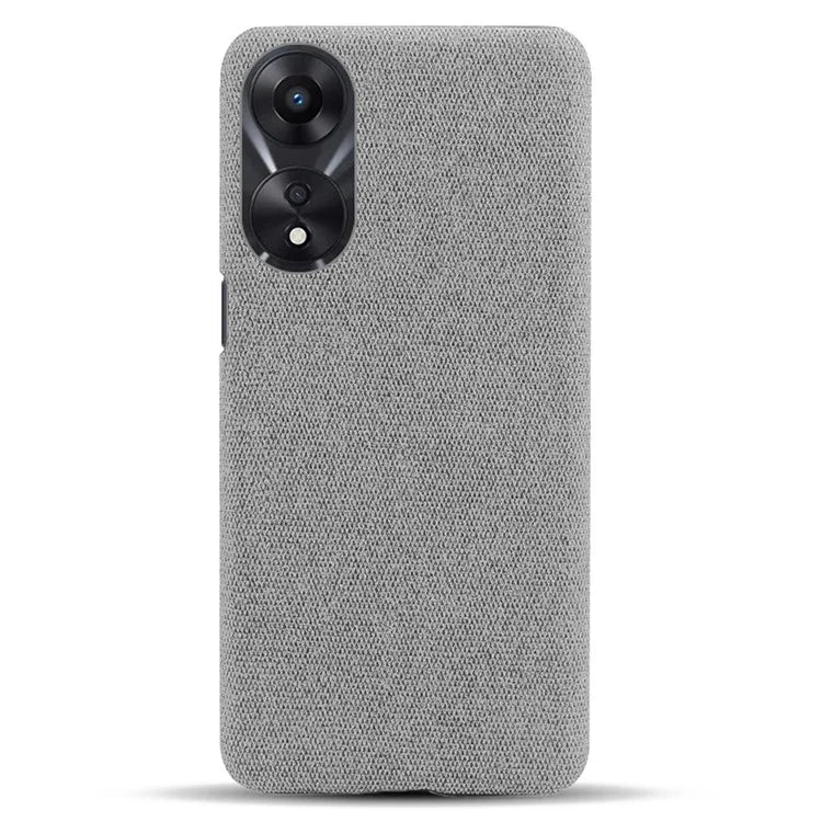 For Oppo A38 4G / A18 4G Case Cloth+Hard PC Anti-scratch Phone Back Cover