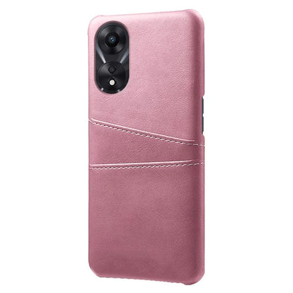For Oppo A38 4G / A18 4G Case Drop-proof PU Leather+PC Phone Protector with 2 Card Holders
