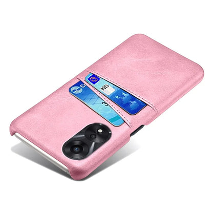 For Oppo A38 4G / A18 4G Case Drop-proof PU Leather+PC Phone Protector with 2 Card Holders