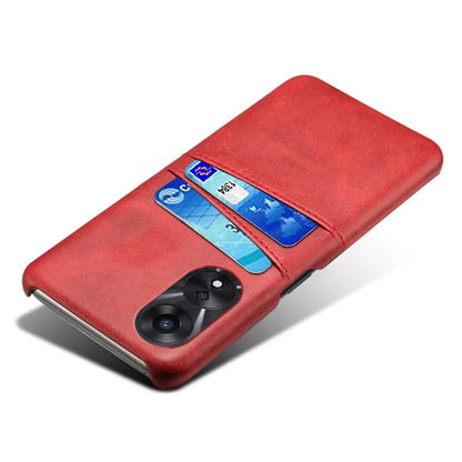 For Oppo A38 4G / A18 4G Case Drop-proof PU Leather+PC Phone Protector with 2 Card Holders