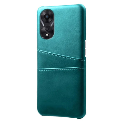 For Oppo A38 4G / A18 4G Case Drop-proof PU Leather+PC Phone Protector with 2 Card Holders