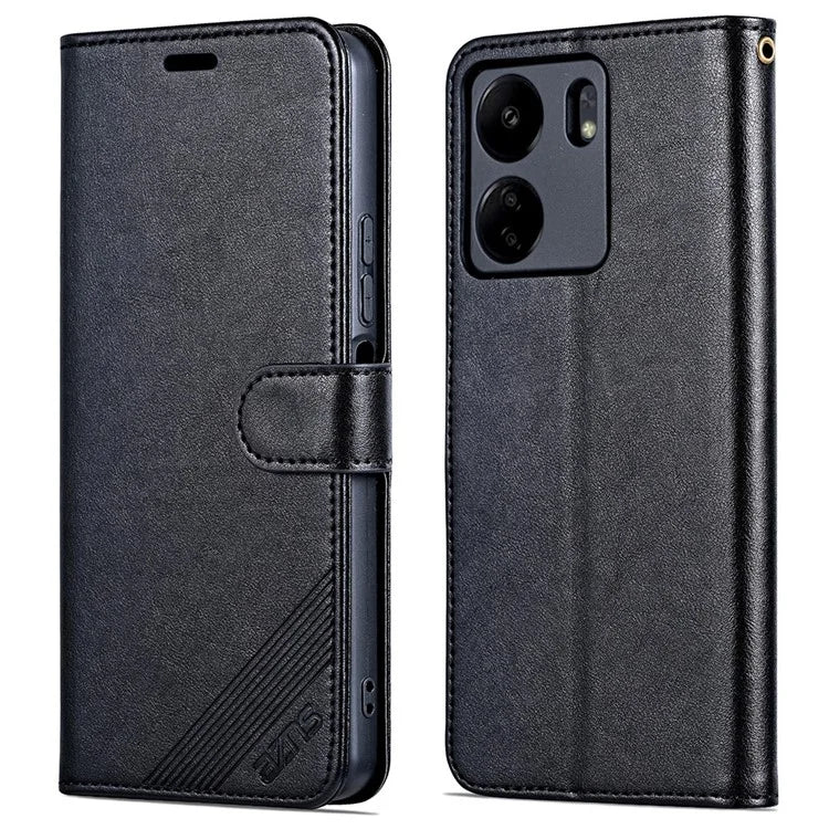 AZNS For Xiaomi Redmi 13C 4G / Poco C65 4G Leather Case Anti-drop Wallet Cover