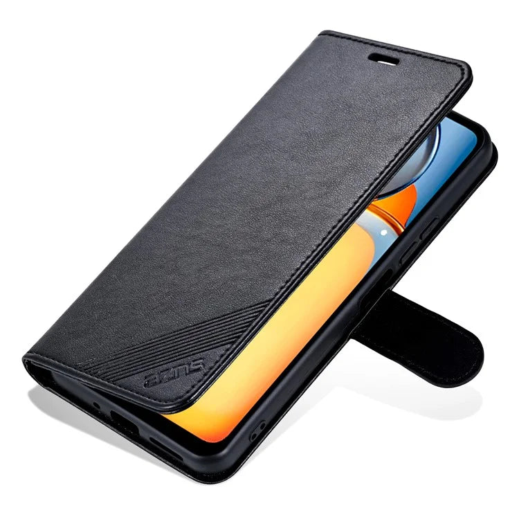 AZNS For Xiaomi Redmi 13C 4G / Poco C65 4G Leather Case Anti-drop Wallet Cover