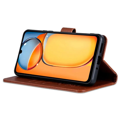 AZNS For Xiaomi Redmi 13C 4G / Poco C65 4G Leather Case Anti-drop Wallet Cover