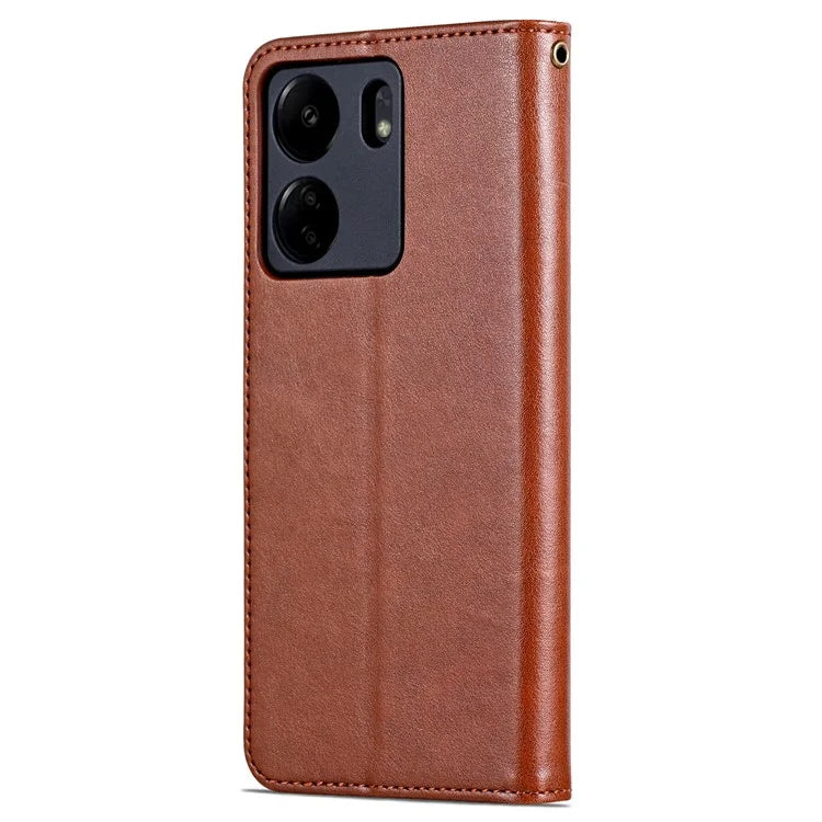 AZNS For Xiaomi Redmi 13C 4G / Poco C65 4G Leather Case Anti-drop Wallet Cover