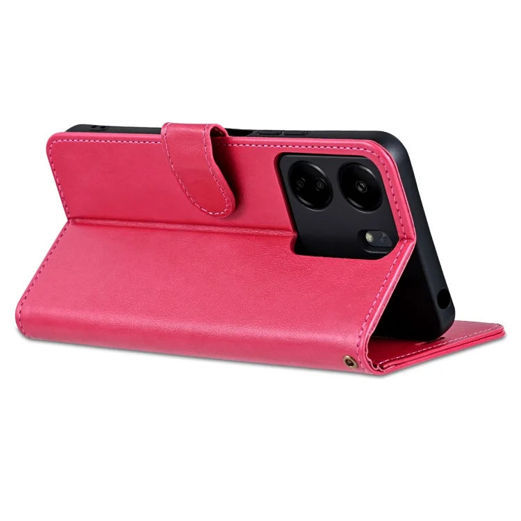 AZNS For Xiaomi Redmi 13C 4G / Poco C65 4G Leather Case Anti-drop Wallet Cover