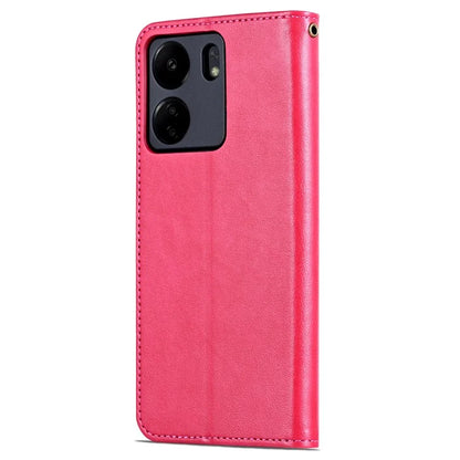 AZNS For Xiaomi Redmi 13C 4G / Poco C65 4G Leather Case Anti-drop Wallet Cover