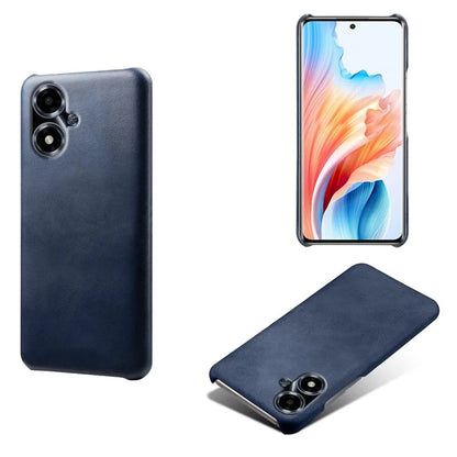 For Oppo A2m 5G Slim Protective Phone Case PU Leather Coated PC Cover