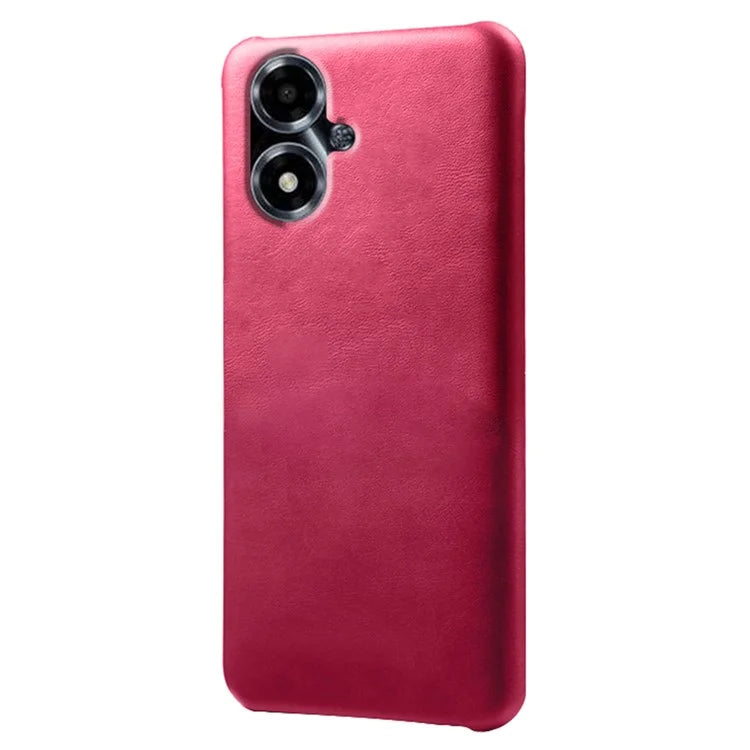 For Oppo A2m 5G Slim Protective Phone Case PU Leather Coated PC Cover