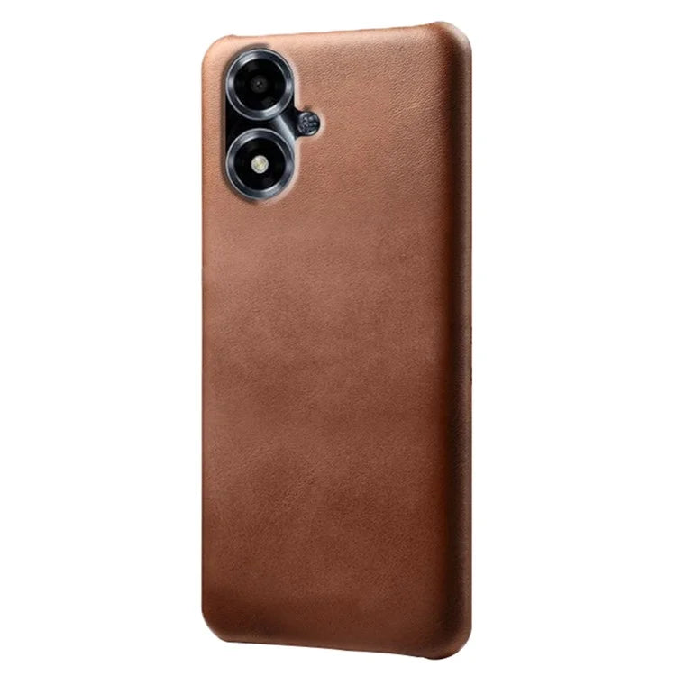 For Oppo A2m 5G Slim Protective Phone Case PU Leather Coated PC Cover