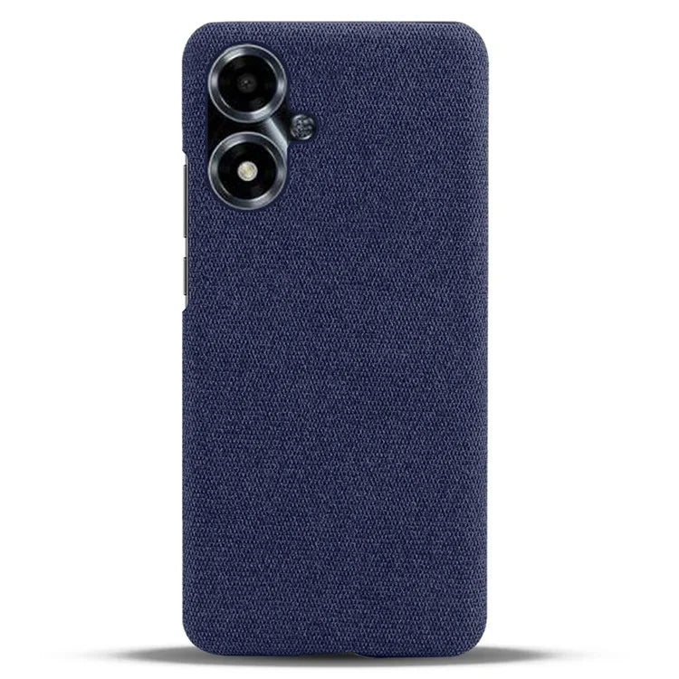 For Oppo A2m 5G Case Shockproof Solid Color Cloth+PC Phone Back Cover