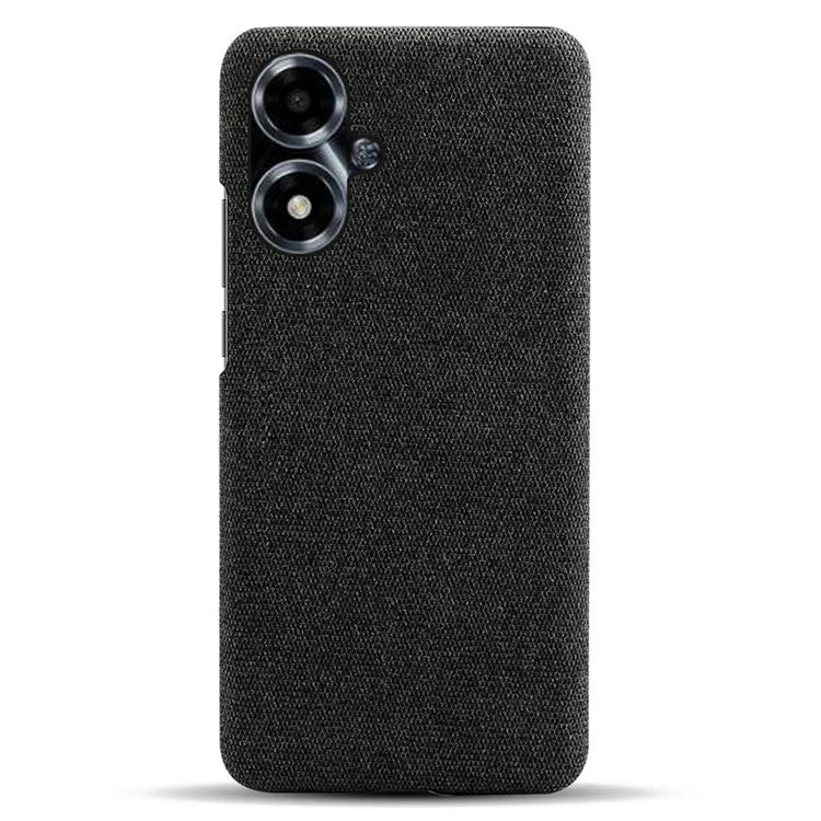 For Oppo A2m 5G Case Shockproof Solid Color Cloth+PC Phone Back Cover