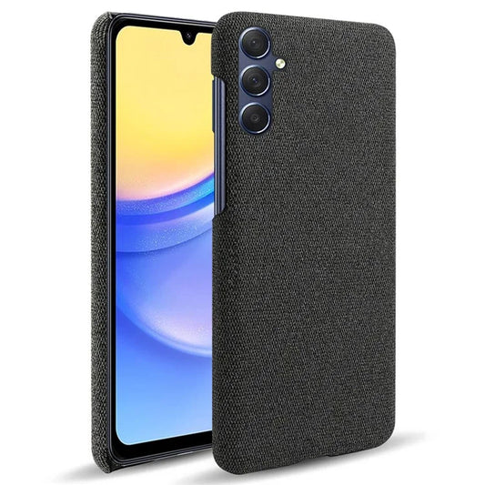 For Samsung Galaxy A15 5G Case Slim-fit Shockproof Cloth+PC Smartphone Cover
