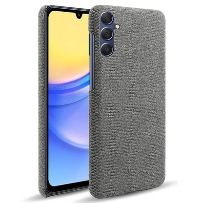For Samsung Galaxy A15 5G Case Slim-fit Shockproof Cloth+PC Smartphone Cover