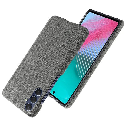 For Samsung Galaxy A15 5G Case Slim-fit Shockproof Cloth+PC Smartphone Cover