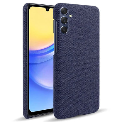 For Samsung Galaxy A15 5G Case Slim-fit Shockproof Cloth+PC Smartphone Cover