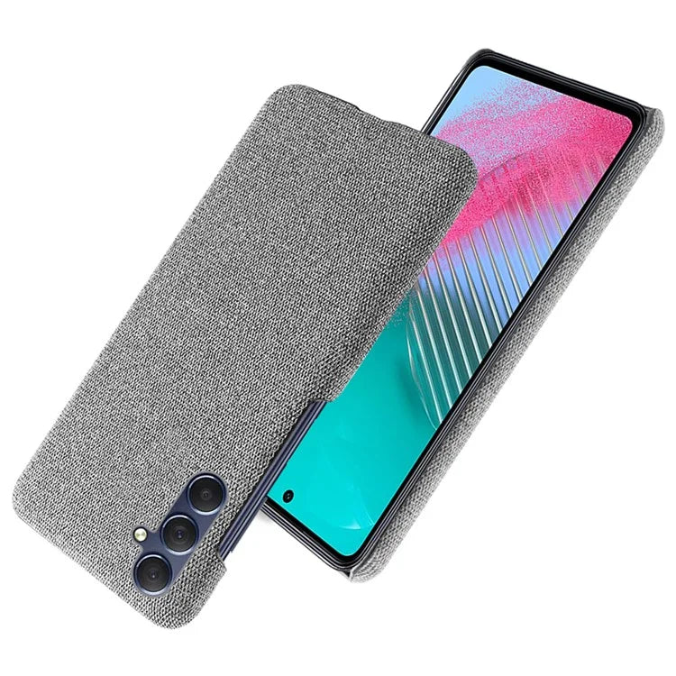 For Samsung Galaxy A15 5G Case Slim-fit Shockproof Cloth+PC Smartphone Cover