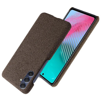 For Samsung Galaxy A15 5G Case Slim-fit Shockproof Cloth+PC Smartphone Cover