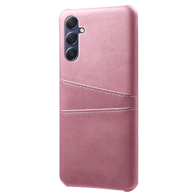 For Samsung Galaxy A15 5G Case Anti-drop PU Leather+PC Dual Card Slots Phone Shell