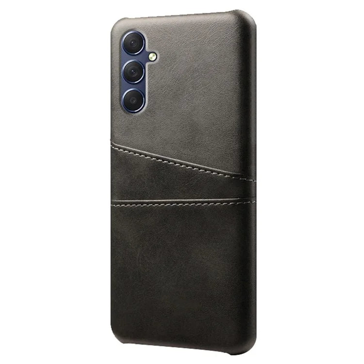 For Samsung Galaxy A15 5G Case Anti-drop PU Leather+PC Dual Card Slots Phone Shell