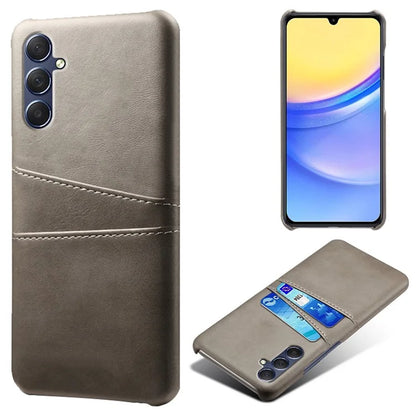 For Samsung Galaxy A15 5G Case Anti-drop PU Leather+PC Dual Card Slots Phone Shell