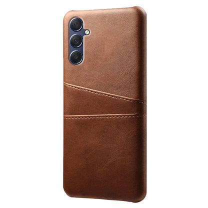 For Samsung Galaxy A15 5G Case Anti-drop PU Leather+PC Dual Card Slots Phone Shell