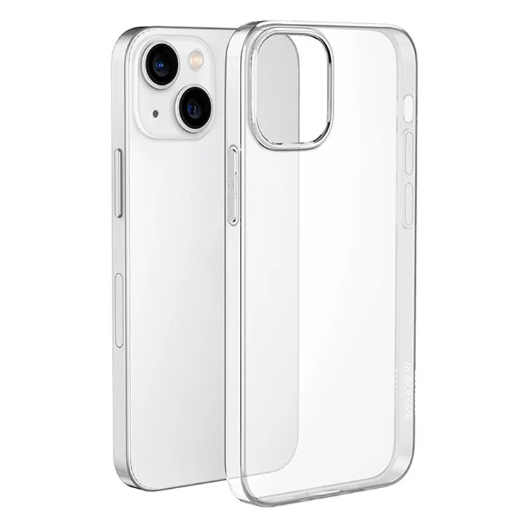 BOROFONE Ice Series For iPhone 15 Case Soft TPU Transparent Anti-scratch Phone Back Shell