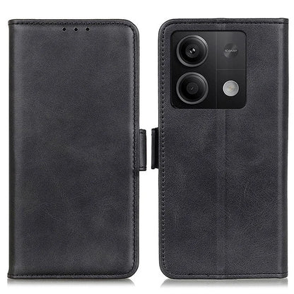 For Xiaomi Redmi Note 13 5G / 13 5G (China) Leather Case Magnetic Clasp Wallet Phone Cover