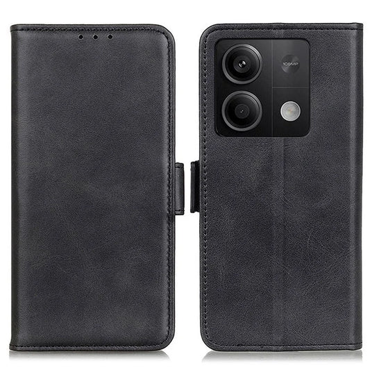 For Xiaomi Redmi Note 13 5G / 13 5G (China) Leather Case Magnetic Clasp Wallet Phone Cover