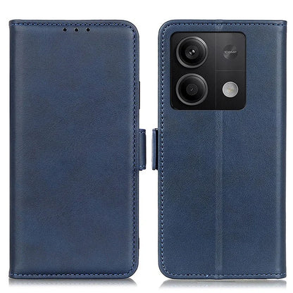 For Xiaomi Redmi Note 13 5G / 13 5G (China) Leather Case Magnetic Clasp Wallet Phone Cover