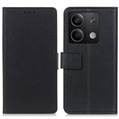 For Xiaomi Redmi Note 13 5G / 13 5G (China) Case PU Leather Shockproof Phone Wallet Cover