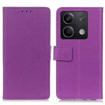 For Xiaomi Redmi Note 13 5G / 13 5G (China) Case PU Leather Shockproof Phone Wallet Cover